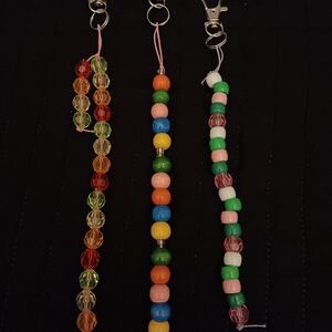 Colorful Beaded Keychains
